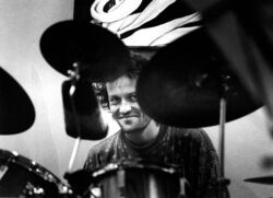 Dominik Burger, Schlagzeuger und Vibrafonist